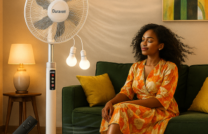 How to Set Up Duravolt 3-in-1 Rechargeable Fan