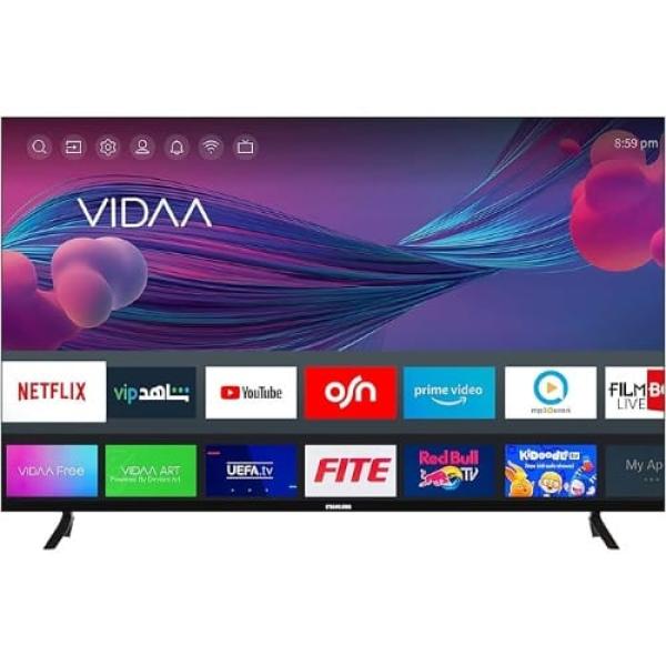 Nikai 50" Web OS 4K UHD Smart Led TV, Frameless, Bluetooth, Dual Remote - NIK-50MEU 4STN